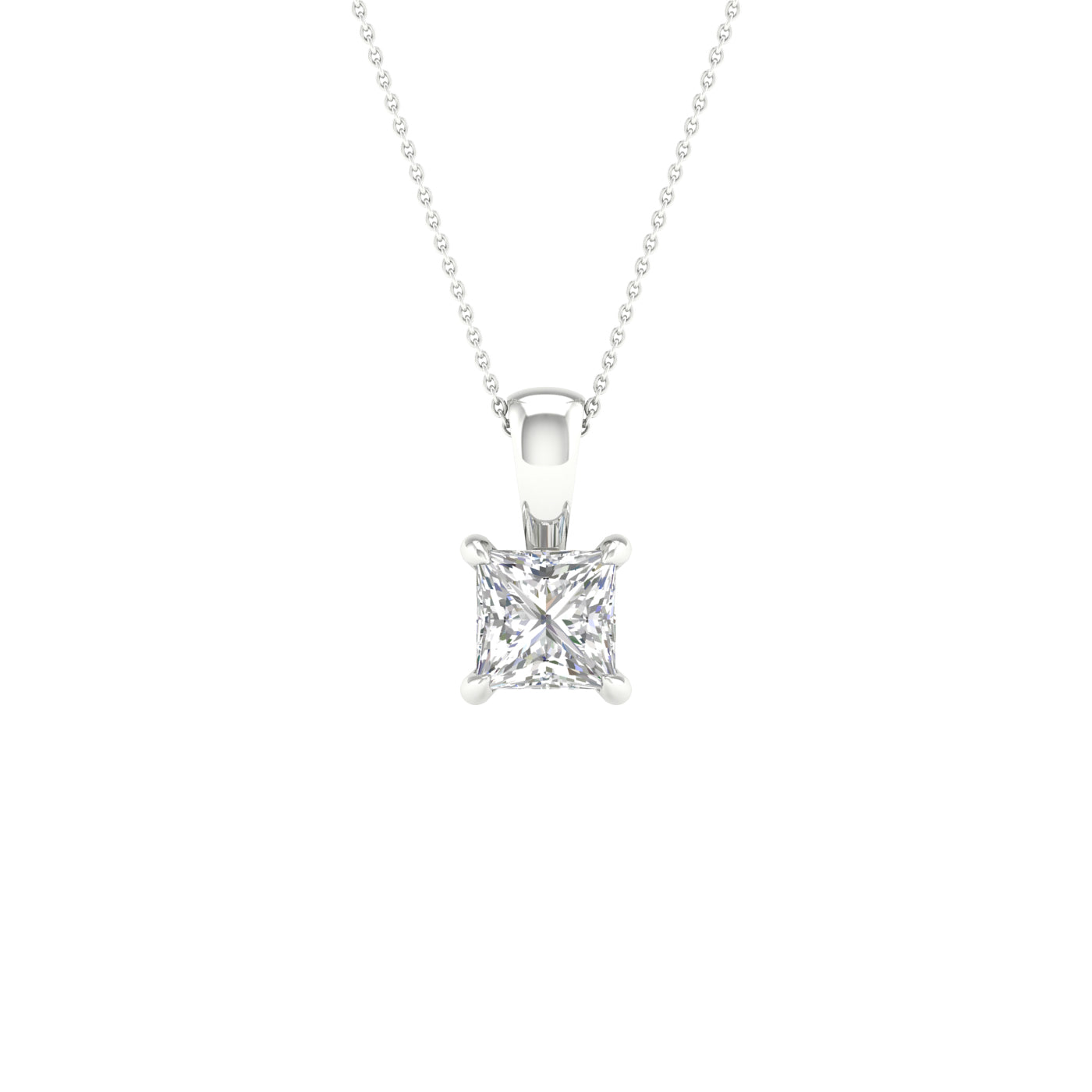 Solitaire Pendant (Princess)