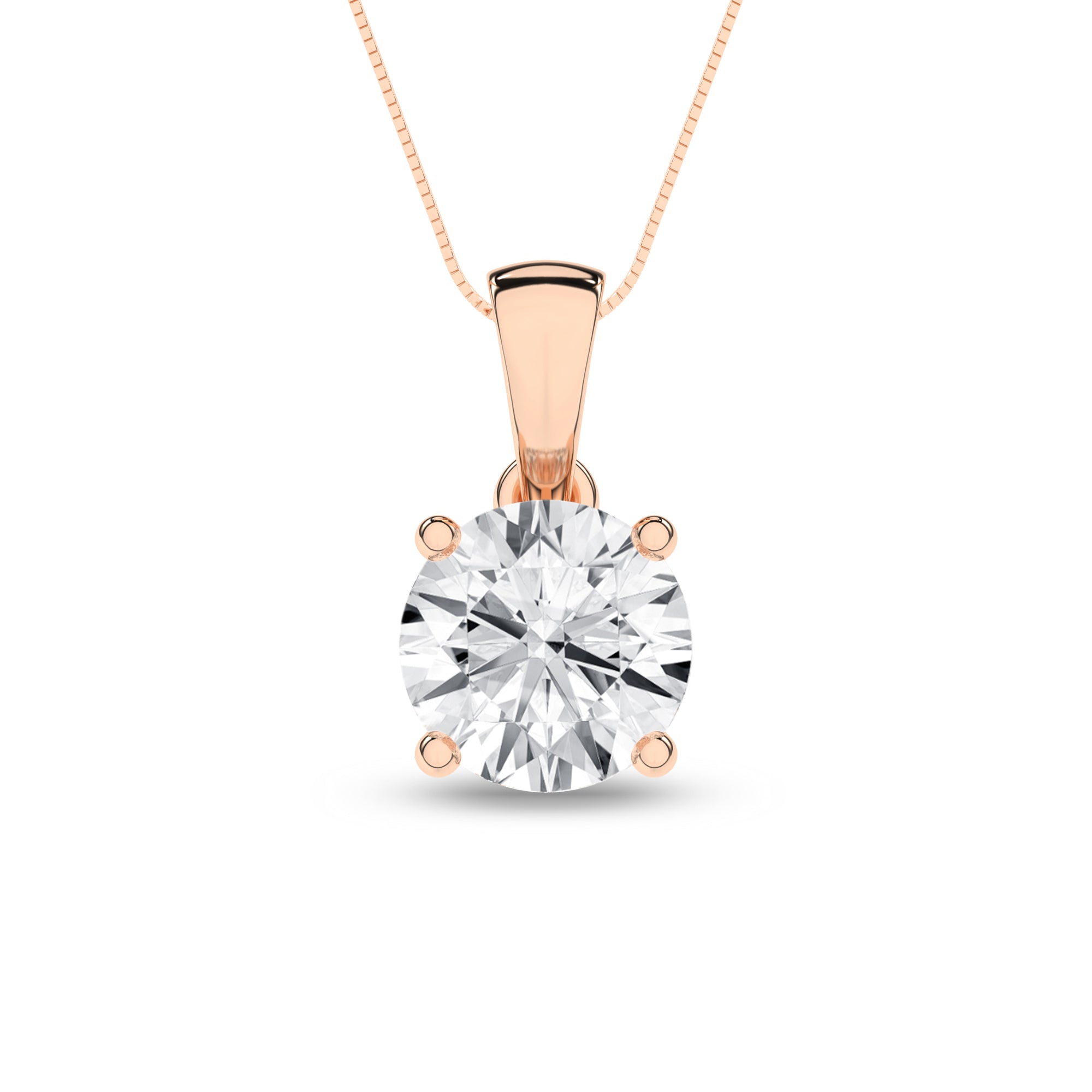 Solitaire Pendant (Round)