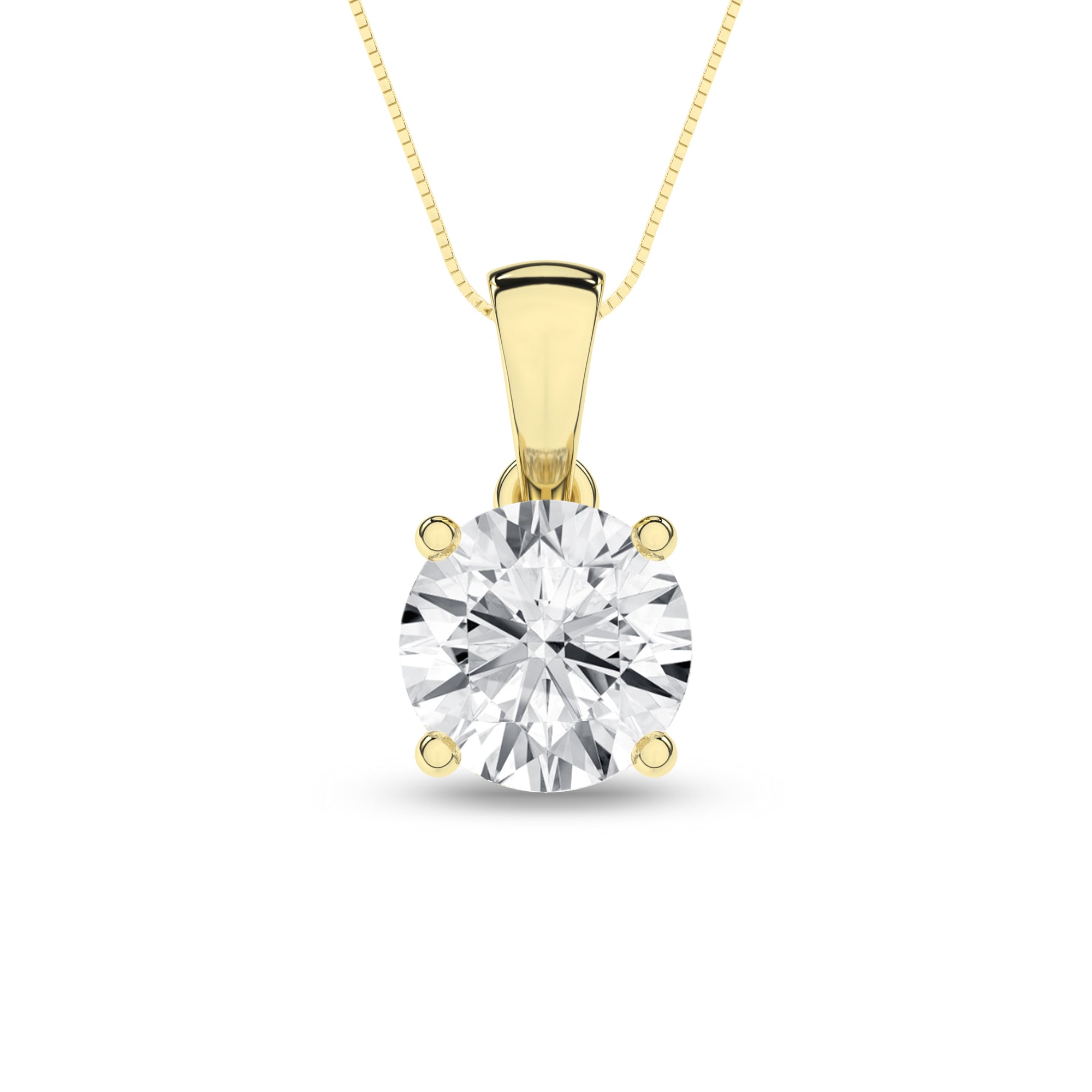 Solitaire Pendant (Round)