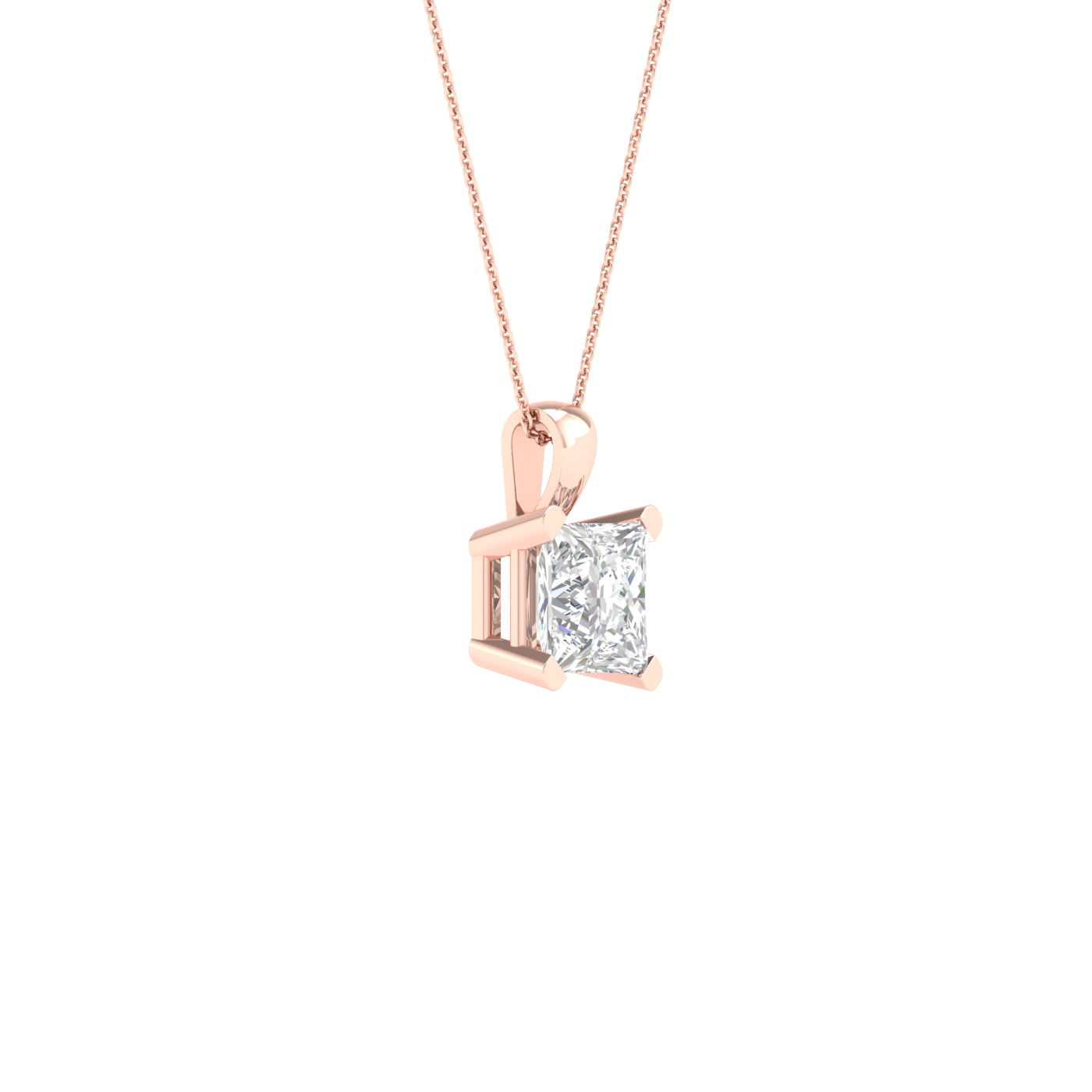 Solitaire Pendant (Princess)