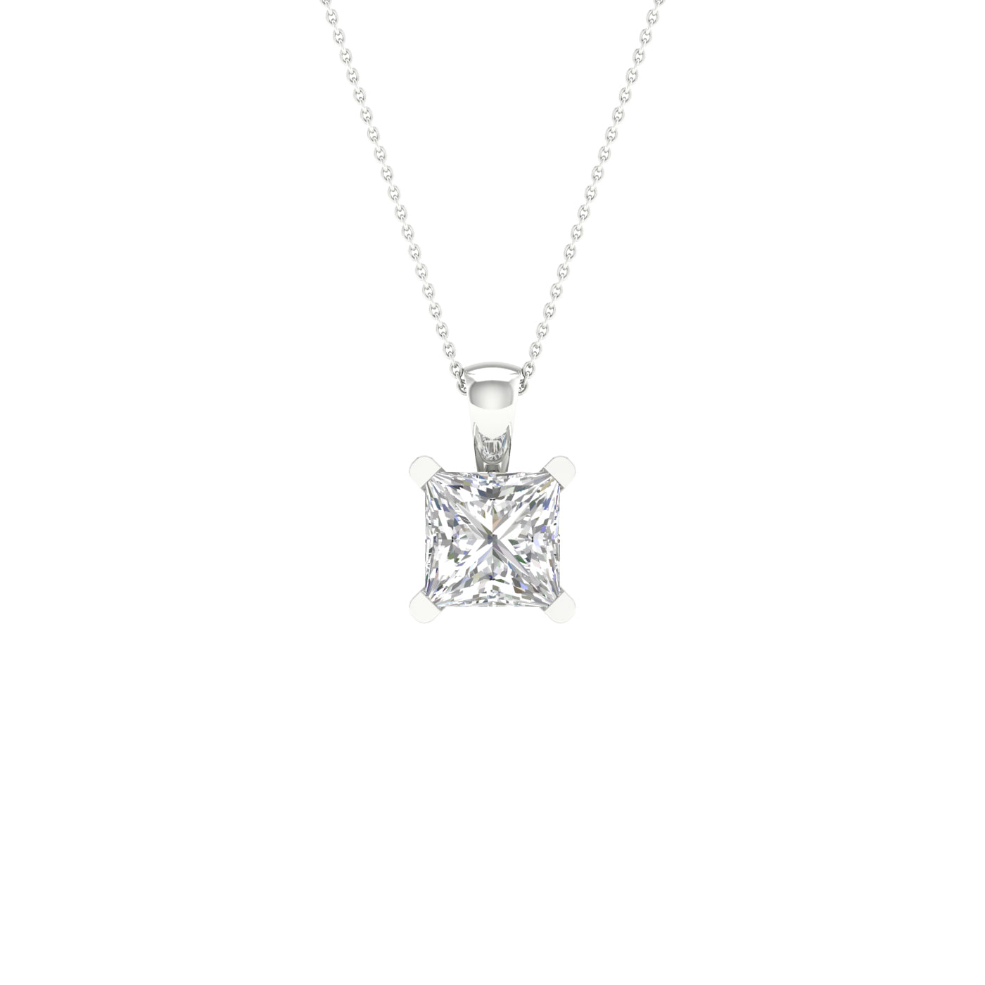 Solitaire Pendant (Princess)