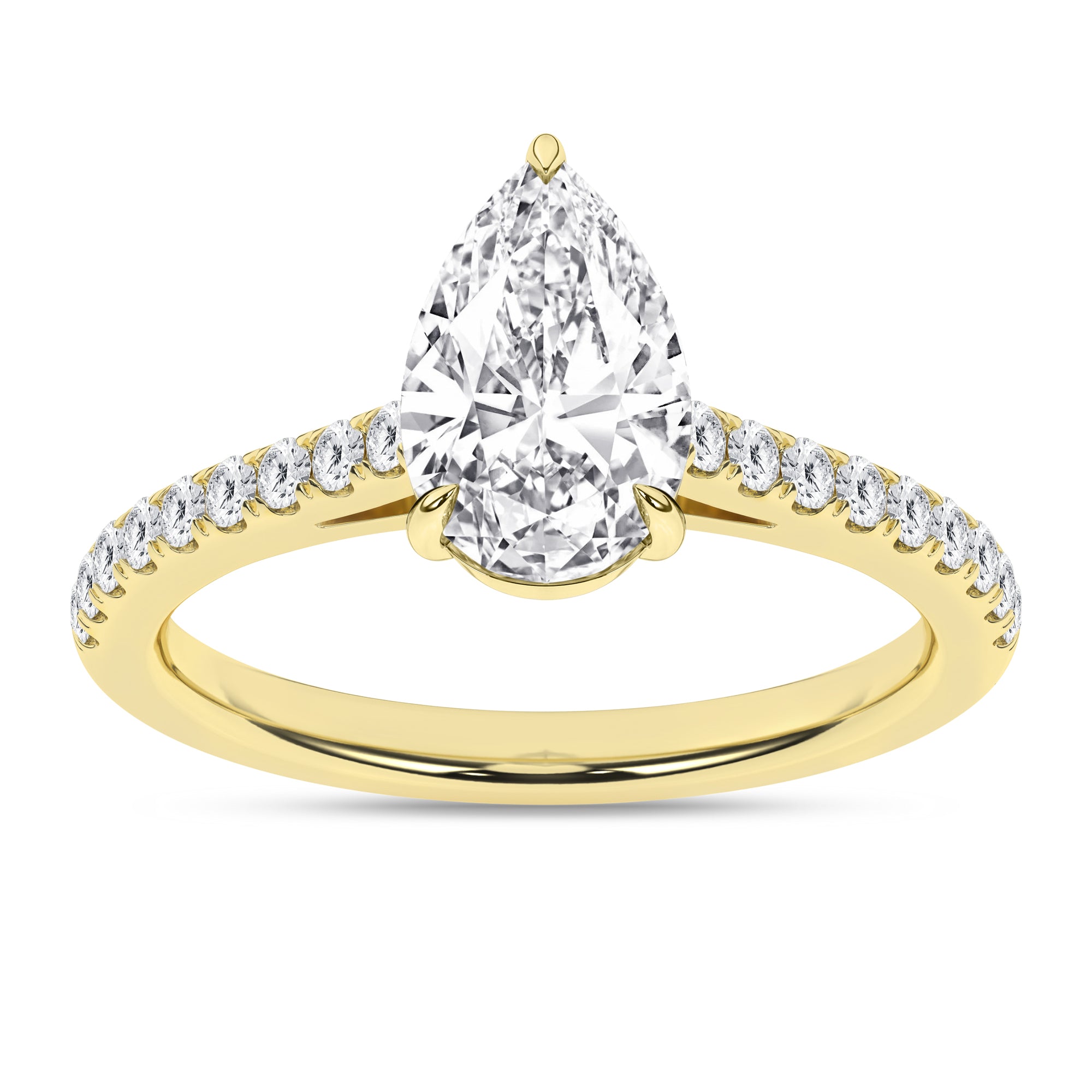 Classic Engagement Ring (Pear)