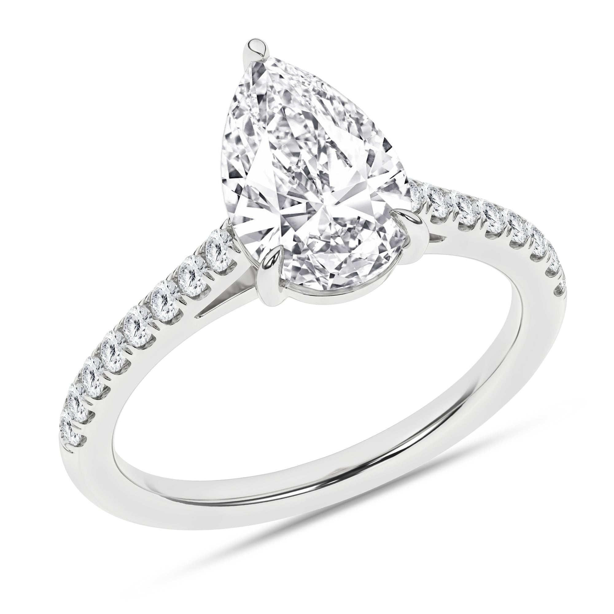 Classic Engagement Ring (Pear)