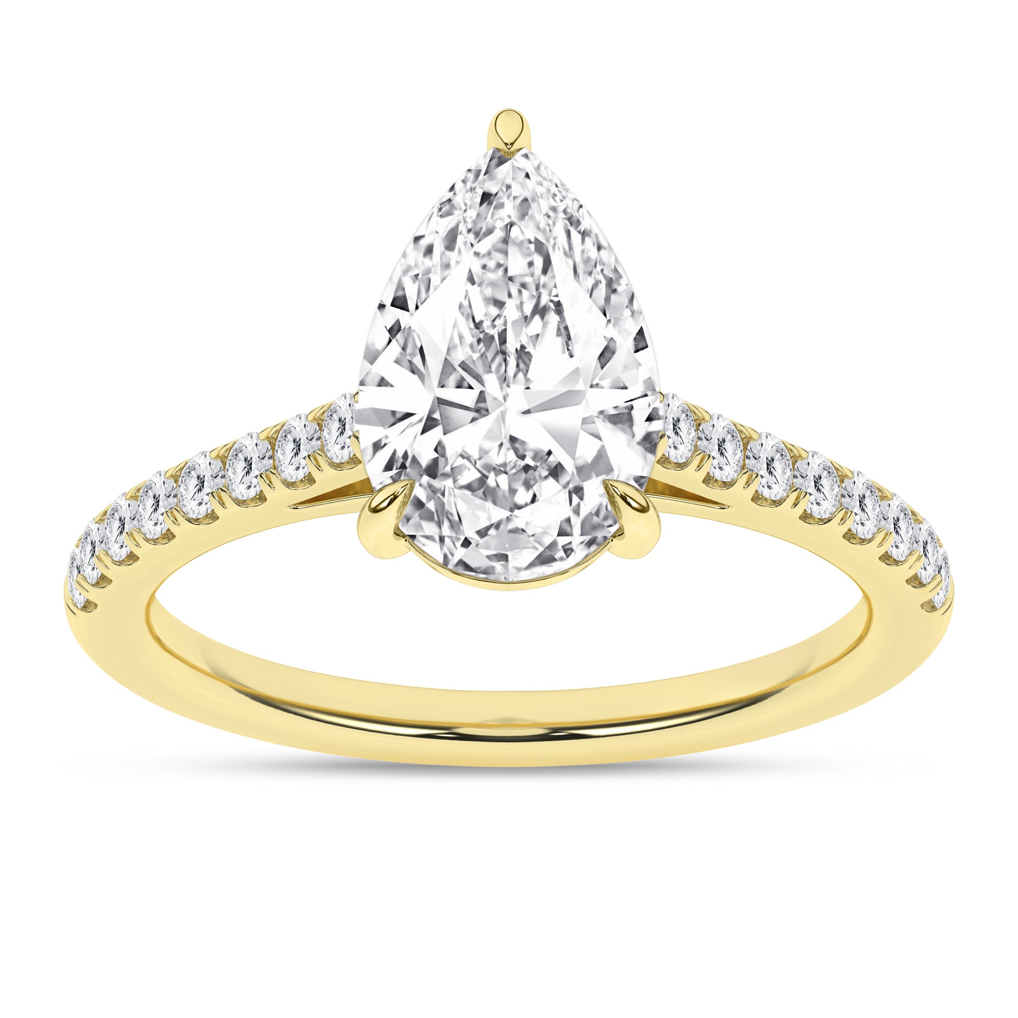 Classic Engagement Ring (Pear)