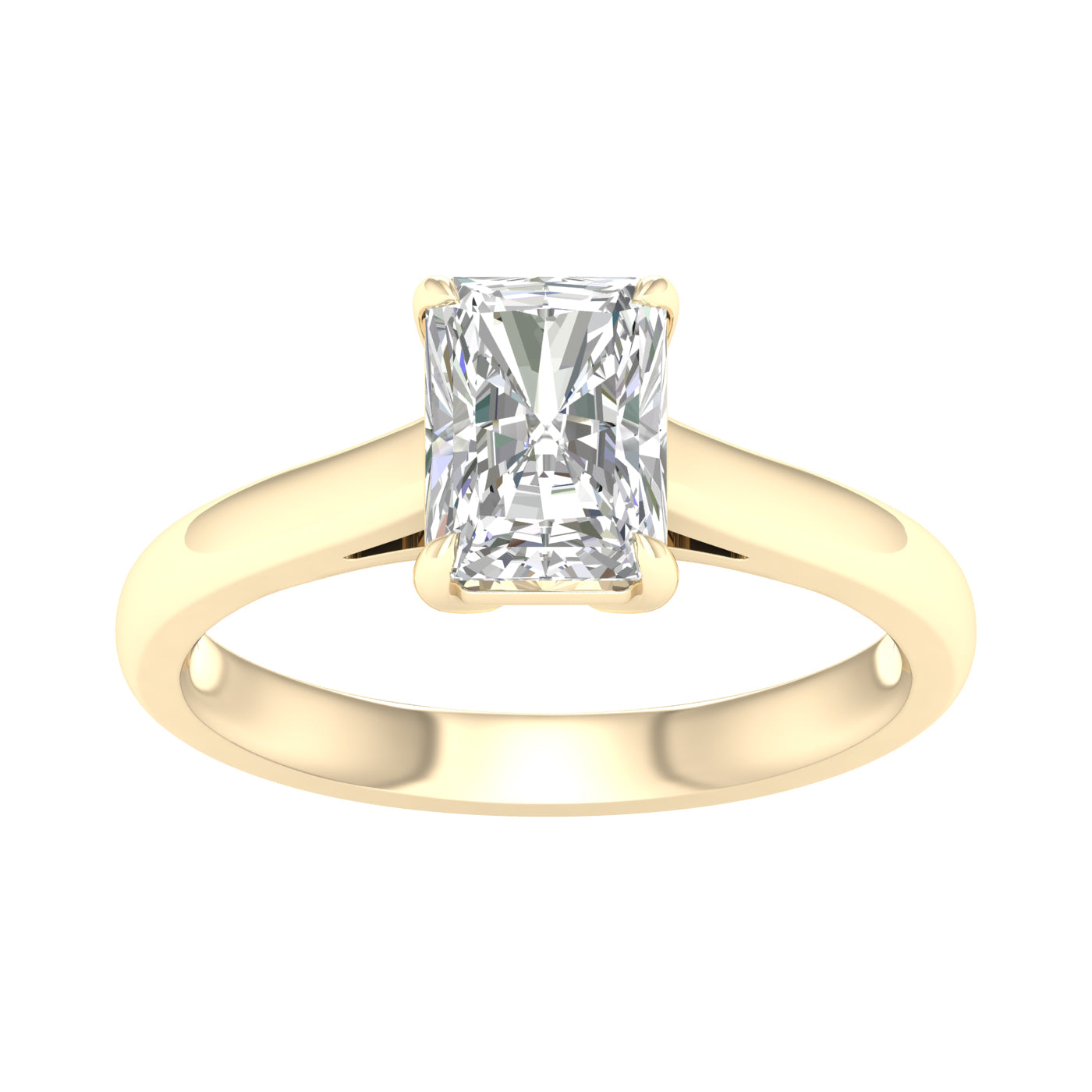 Solitaire Ring (Radiant)