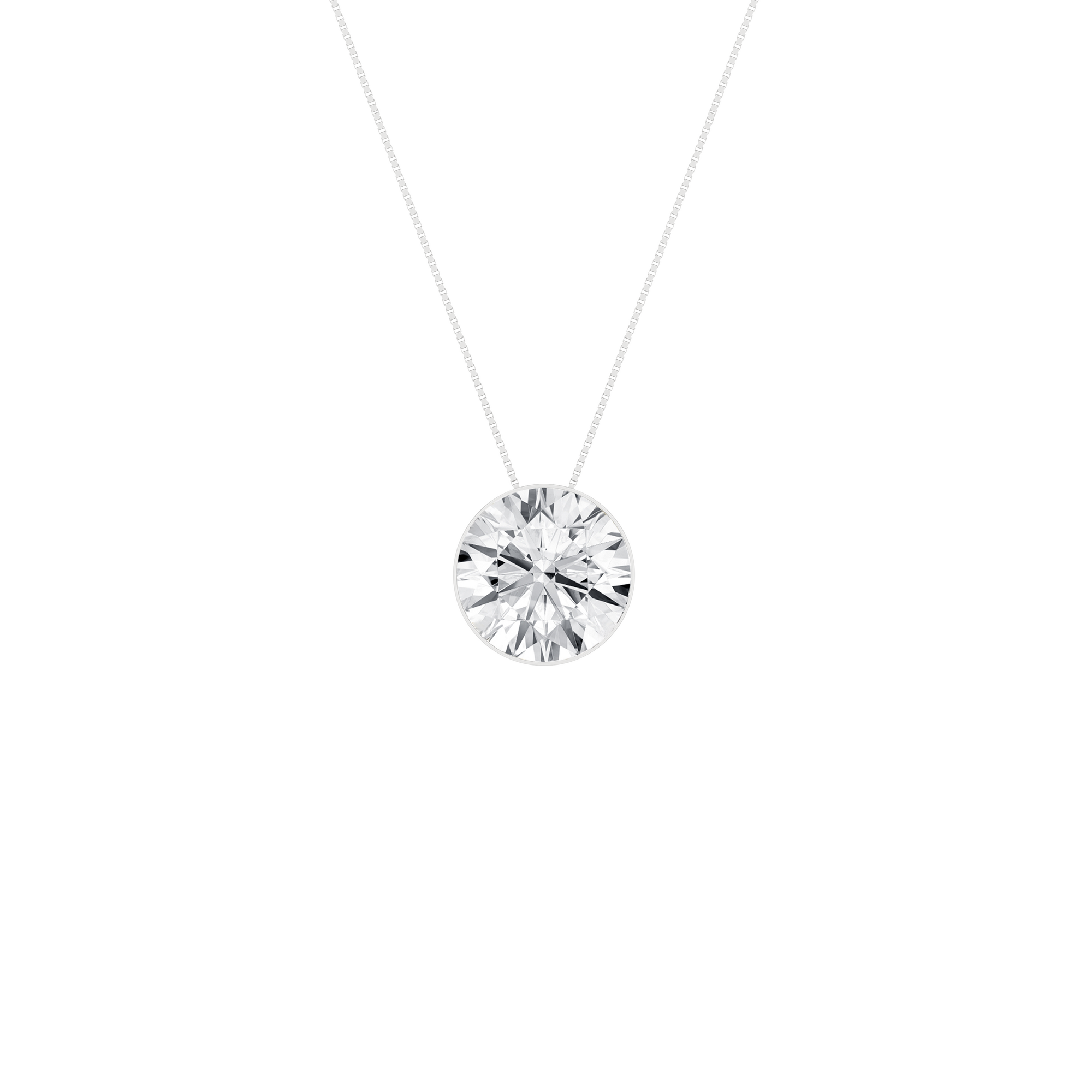 Seamless (TM) Solitaire Pendant (Round)