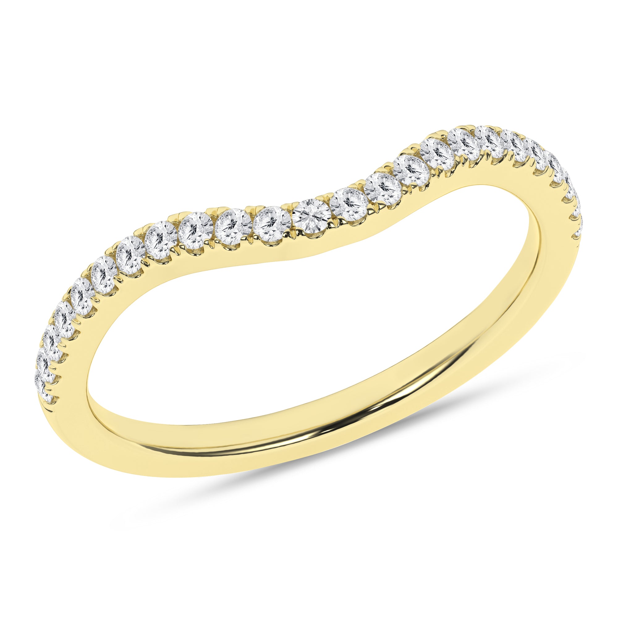 Contour Wedding Band (Round)