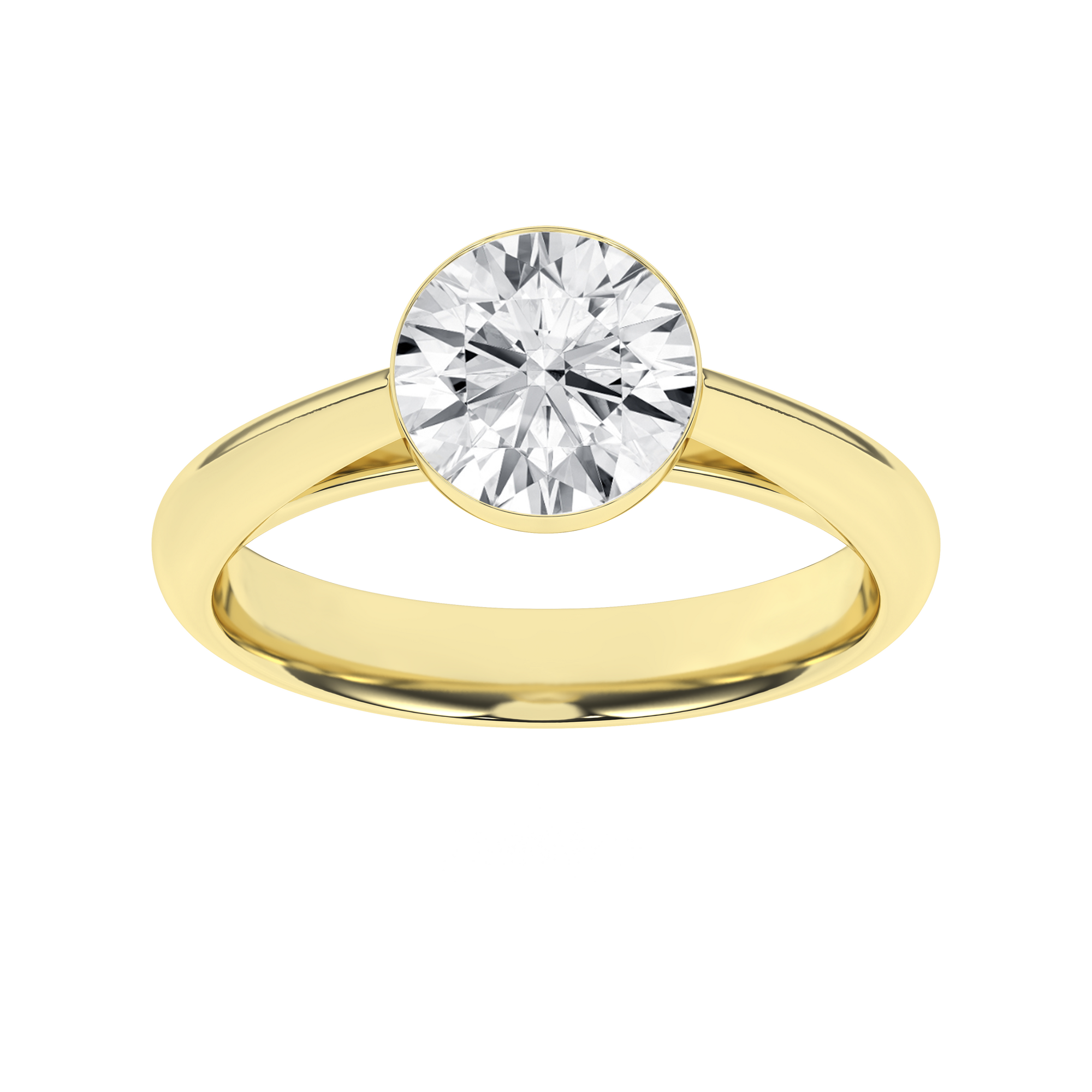 Seamless (TM) Solitaire Ring (Round)