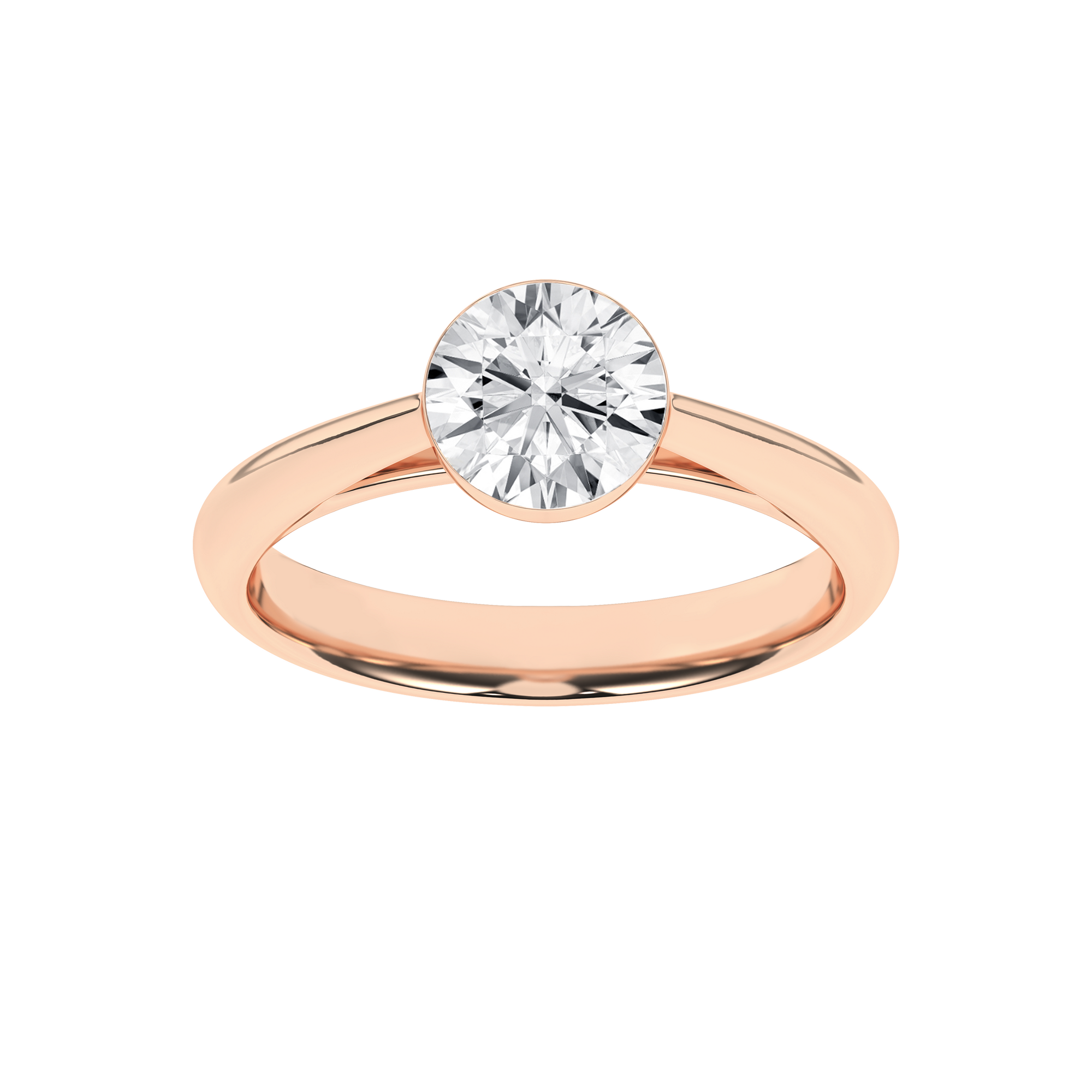 Seamless (TM) Solitaire Ring (Round)