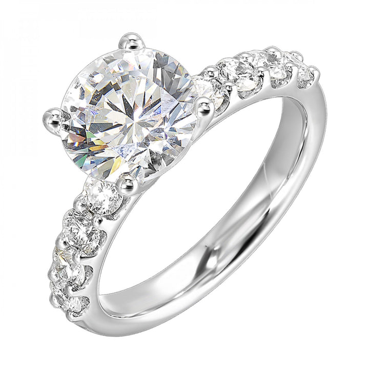 Accented Shank Semi - Mount - Oz's Jewelers by The Hickory Jewelry Company