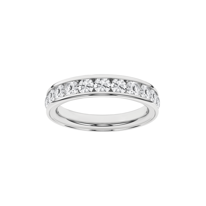 Channel Set Wedding Band (Round) - Oz's Jewelers by The Hickory Jewelry Company