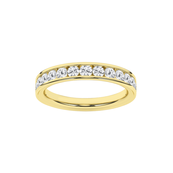 Channel Set Wedding Band (Round) - Oz's Jewelers by The Hickory Jewelry Company