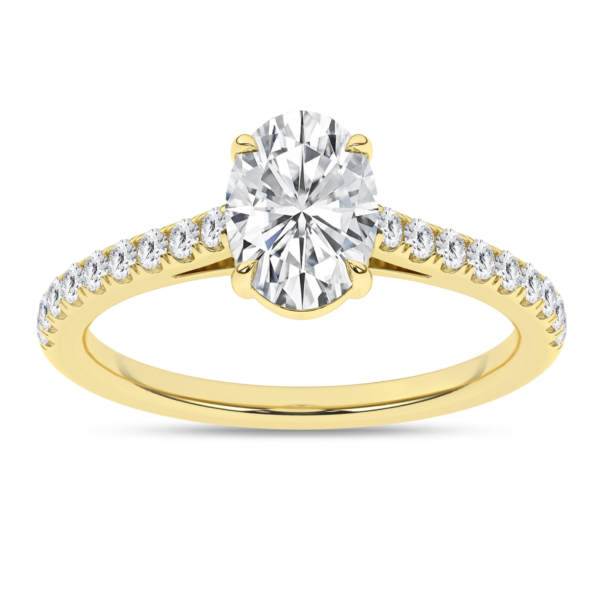 Classic Engagement Ring (Oval) - Oz's Jewelers by The Hickory Jewelry Company