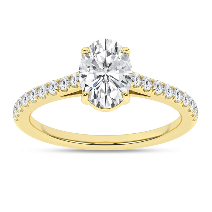 Classic Engagement Ring (Oval) - Oz's Jewelers by The Hickory Jewelry Company