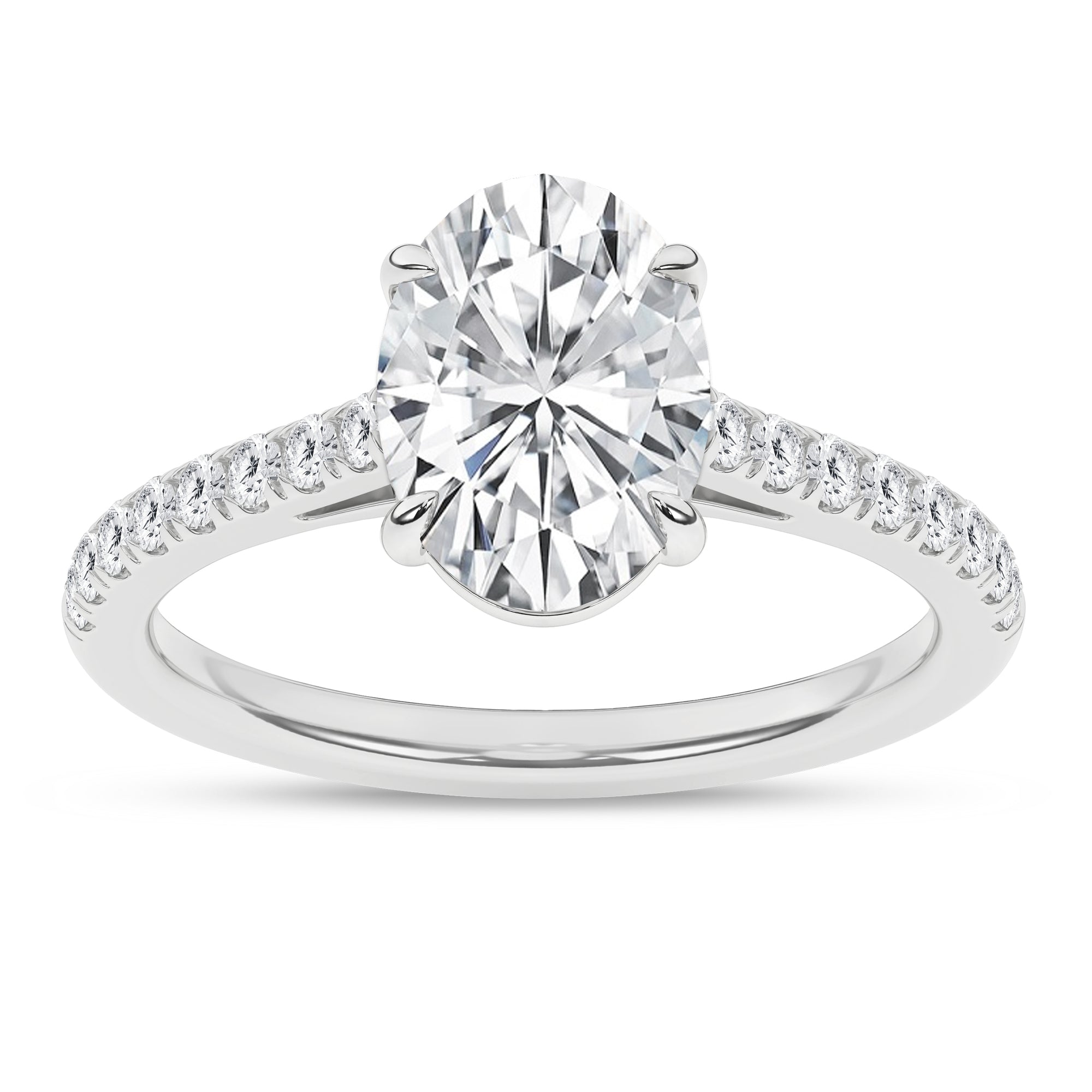 Classic Engagement Ring (Oval) - Oz's Jewelers by The Hickory Jewelry Company