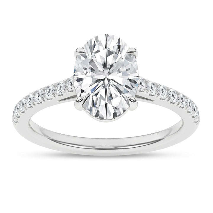 Classic Engagement Ring (Oval) - Oz's Jewelers by The Hickory Jewelry Company