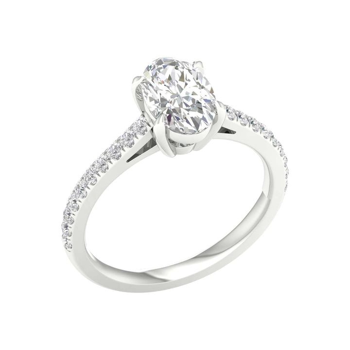 Classic Engagement Ring (Oval) - Oz's Jewelers by The Hickory Jewelry Company