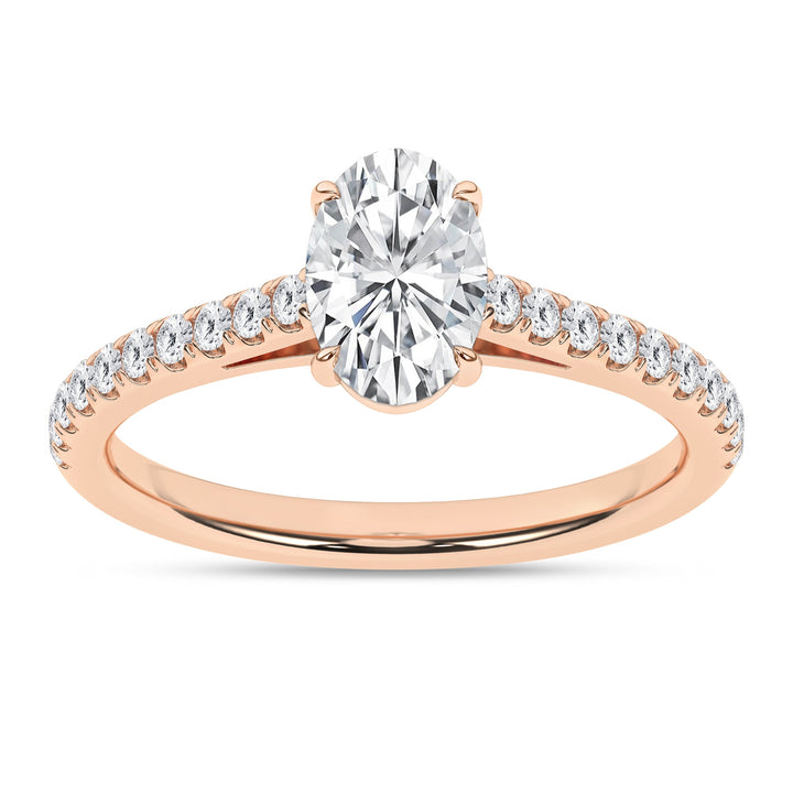 Classic Engagement Ring (Oval) - Oz's Jewelers by The Hickory Jewelry Company