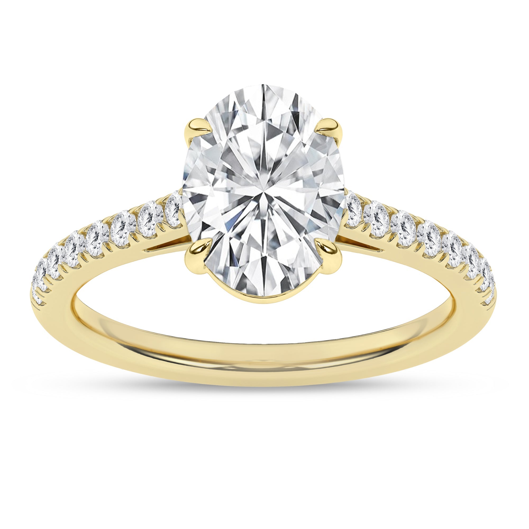 Classic Engagement Ring (Oval) - Oz's Jewelers by The Hickory Jewelry Company