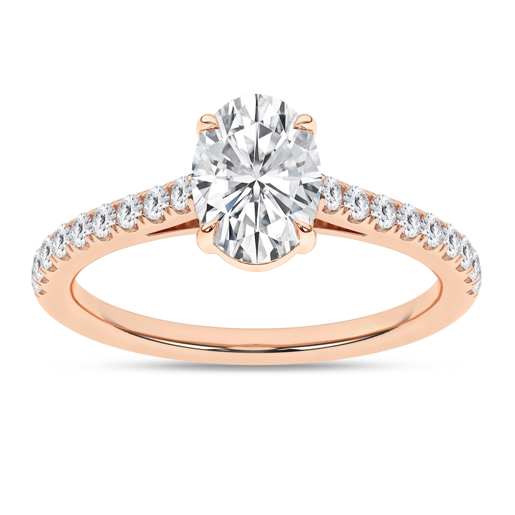 Classic Engagement Ring (Oval) - Oz's Jewelers by The Hickory Jewelry Company