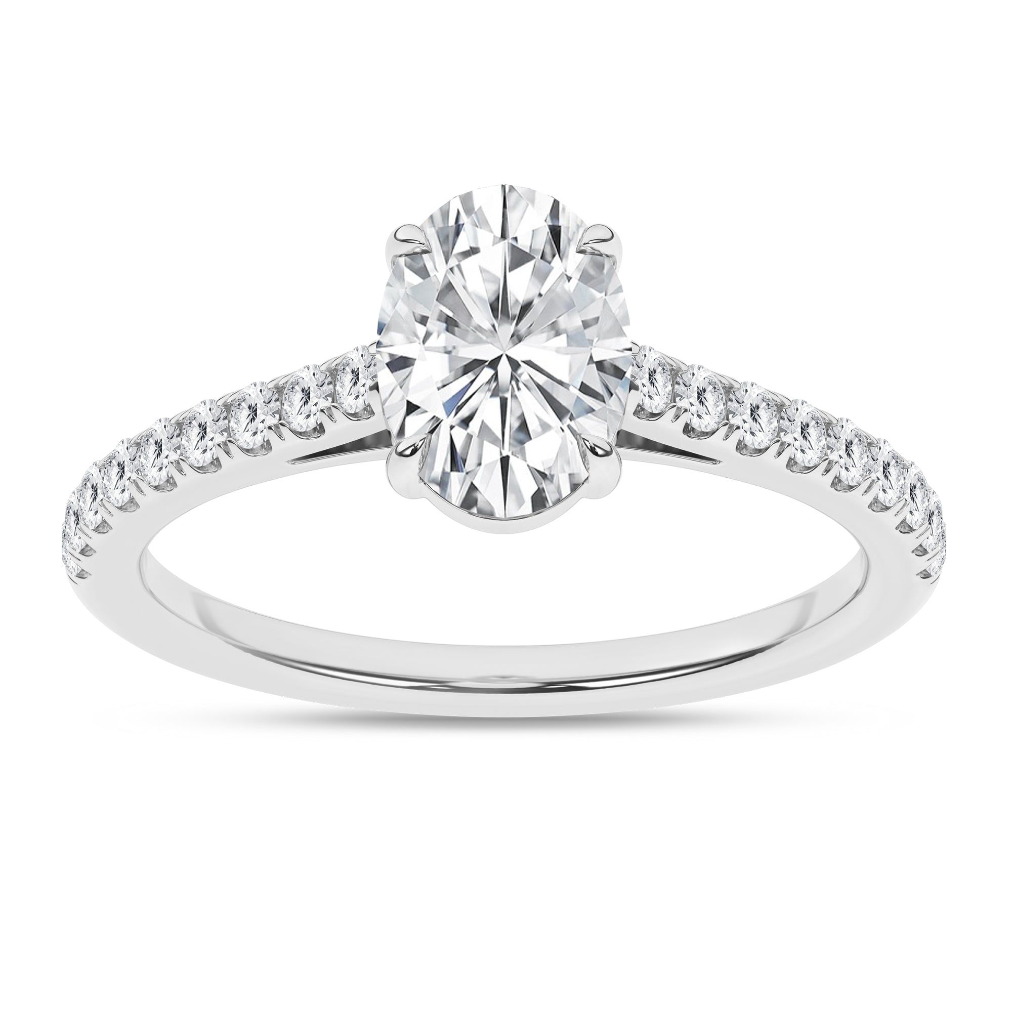 Classic Engagement Ring (Oval) - Oz's Jewelers by The Hickory Jewelry Company