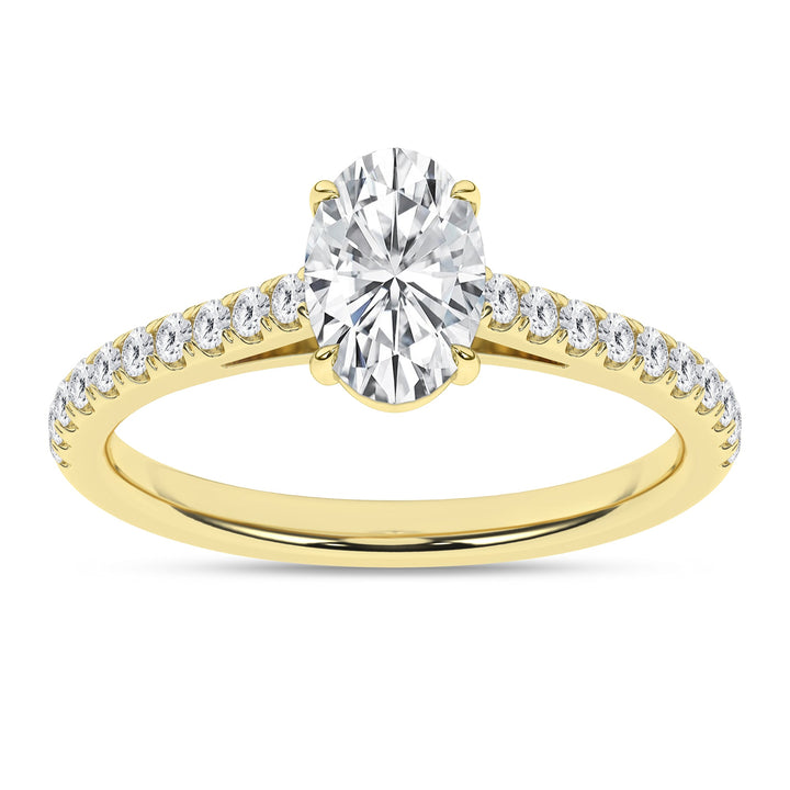 Classic Engagement Ring (Oval) - Oz's Jewelers by The Hickory Jewelry Company