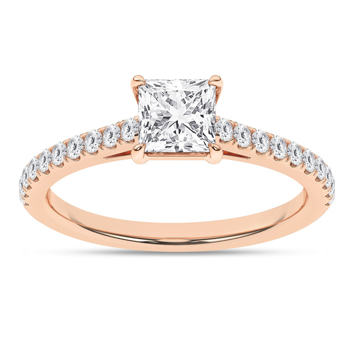 Classic Engagement Ring (Princess) - Oz's Jewelers by The Hickory Jewelry Company