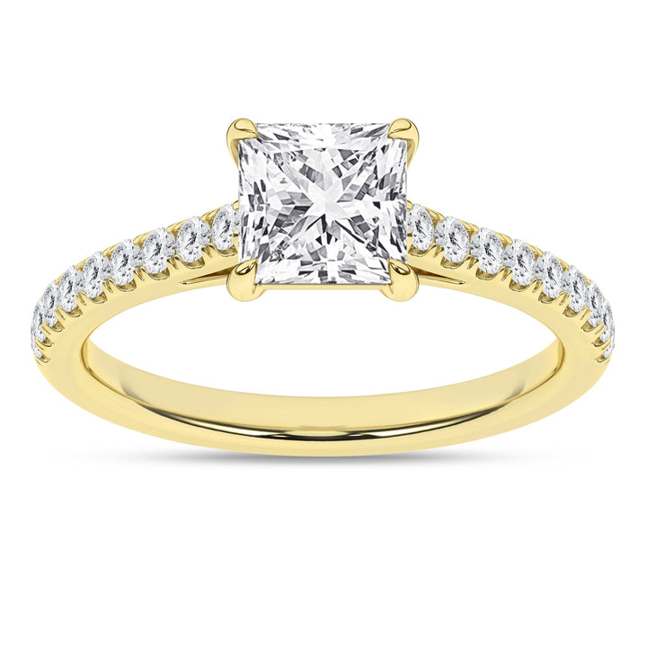 Classic Engagement Ring (Princess) - Oz's Jewelers by The Hickory Jewelry Company