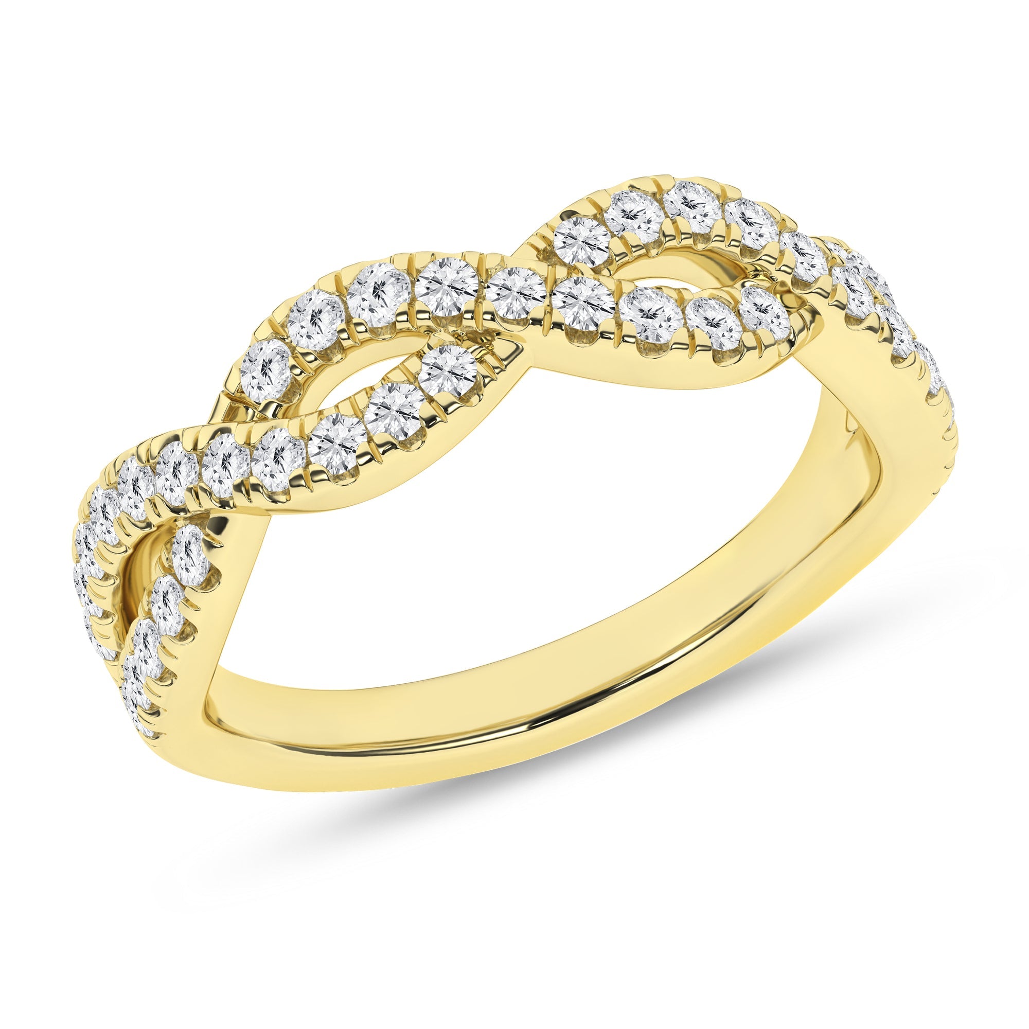 Criss - Cross Band (Round) - Oz's Jewelers by The Hickory Jewelry Company