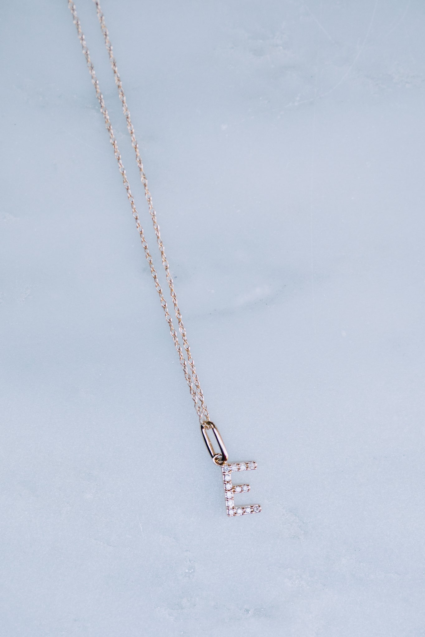 Diamond Initial Necklace - Oz's Jewelers