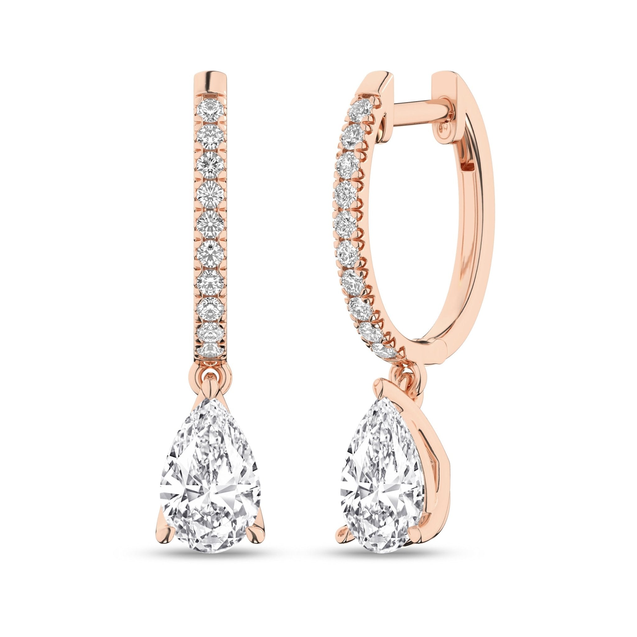 Drop Earrings (Pear) - Oz's Jewelers by The Hickory Jewelry Company