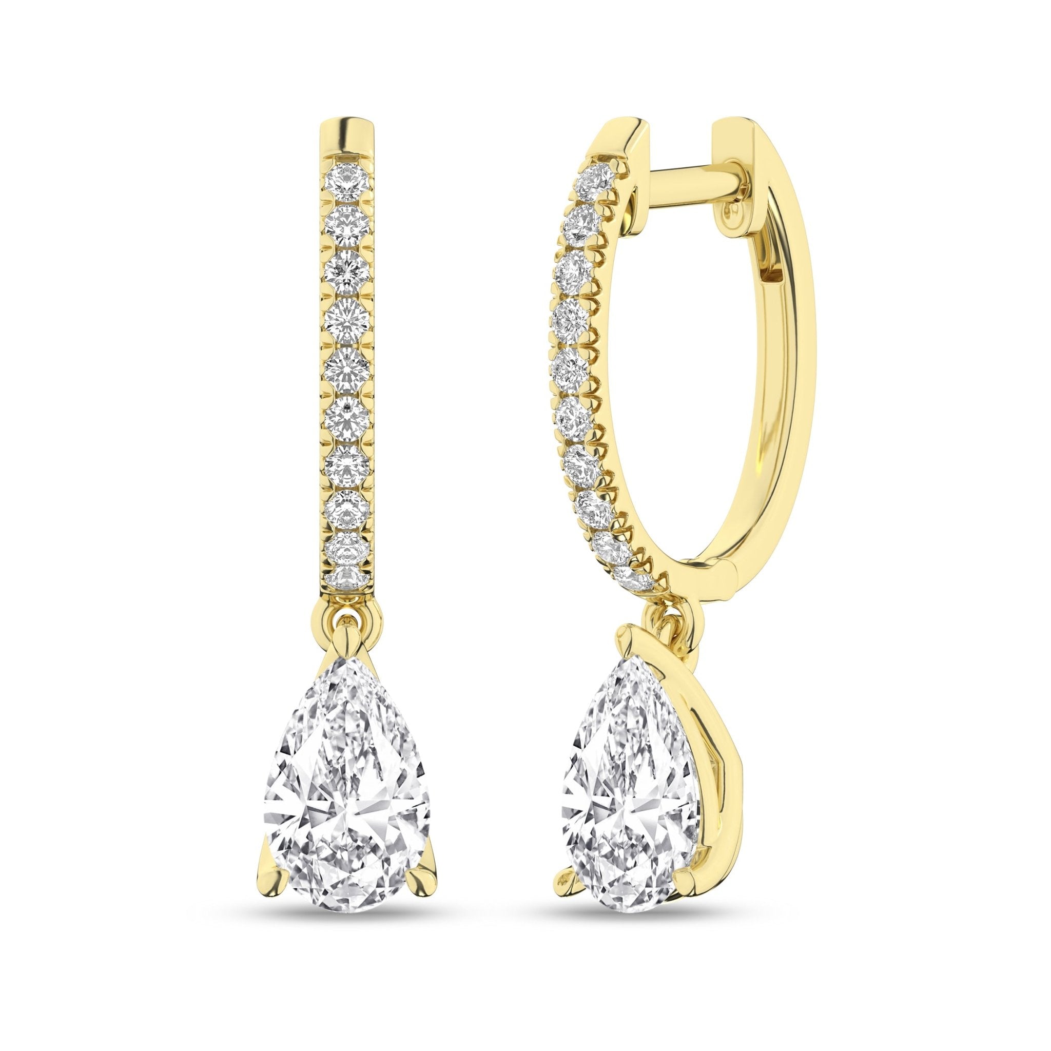 Drop Earrings (Pear) - Oz's Jewelers by The Hickory Jewelry Company