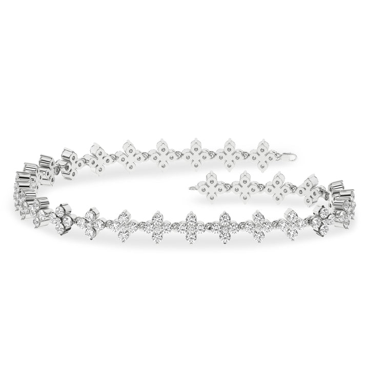 Flower Petals Stud Bracelet (Round) - Oz's Jewelers by The Hickory Jewelry Company