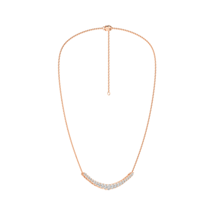 Graduated Diamond Necklace (Round) - Oz's Jewelers by The Hickory Jewelry Company