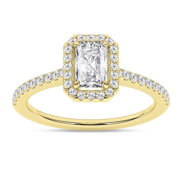 Halo Engagement Ring (Radiant) - Oz's Jewelers by The Hickory Jewelry Company