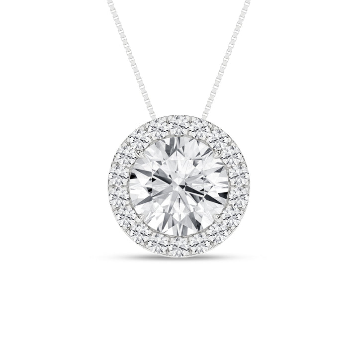 Halo Pendant (Round) - Oz's Jewelers by The Hickory Jewelry Company