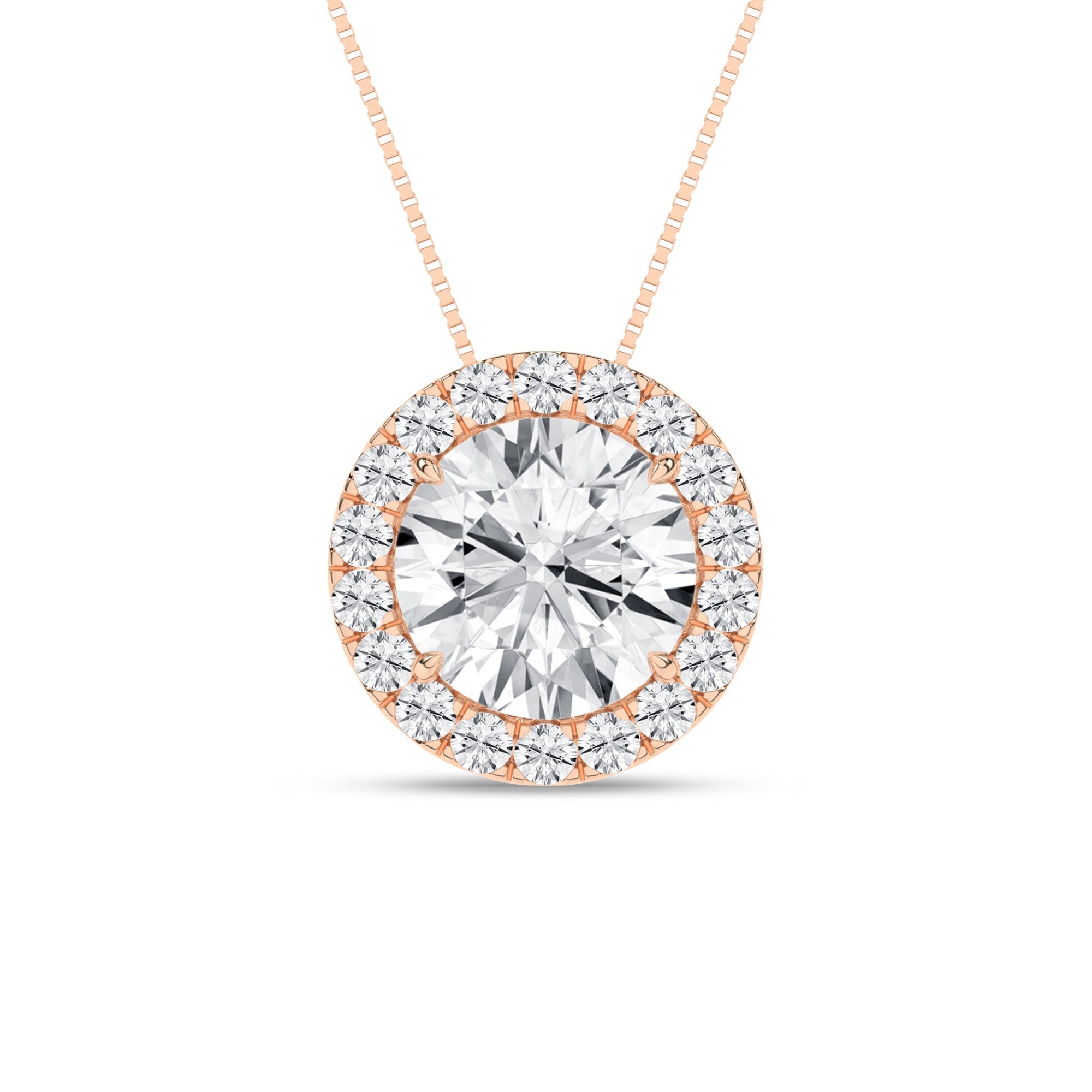 Halo Pendant (Round) - Oz's Jewelers by The Hickory Jewelry Company