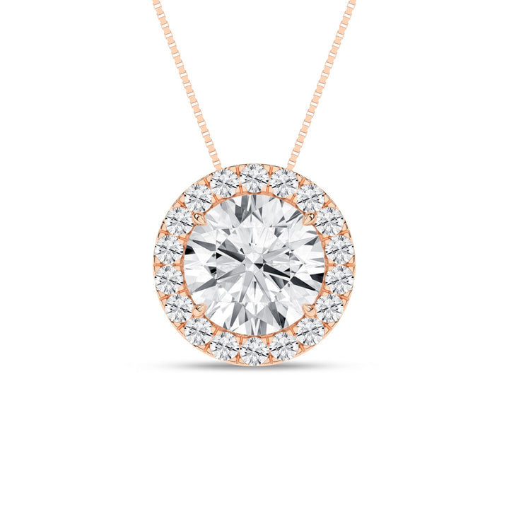 Halo Pendant (Round) - Oz's Jewelers by The Hickory Jewelry Company