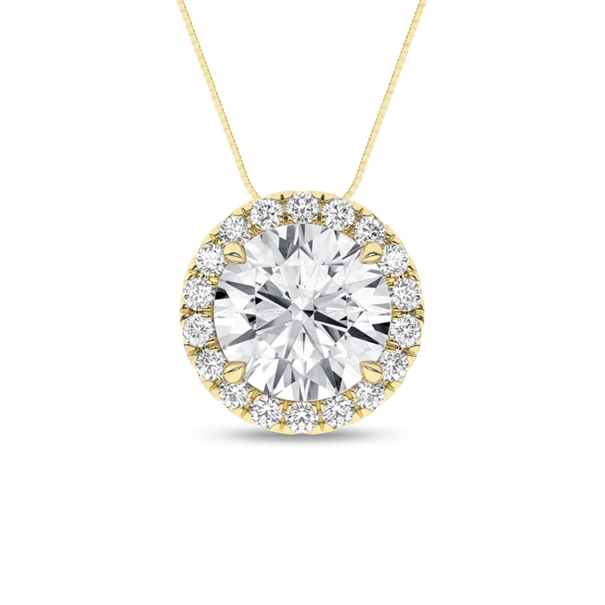 Halo Pendant (Round) - Oz's Jewelers by The Hickory Jewelry Company