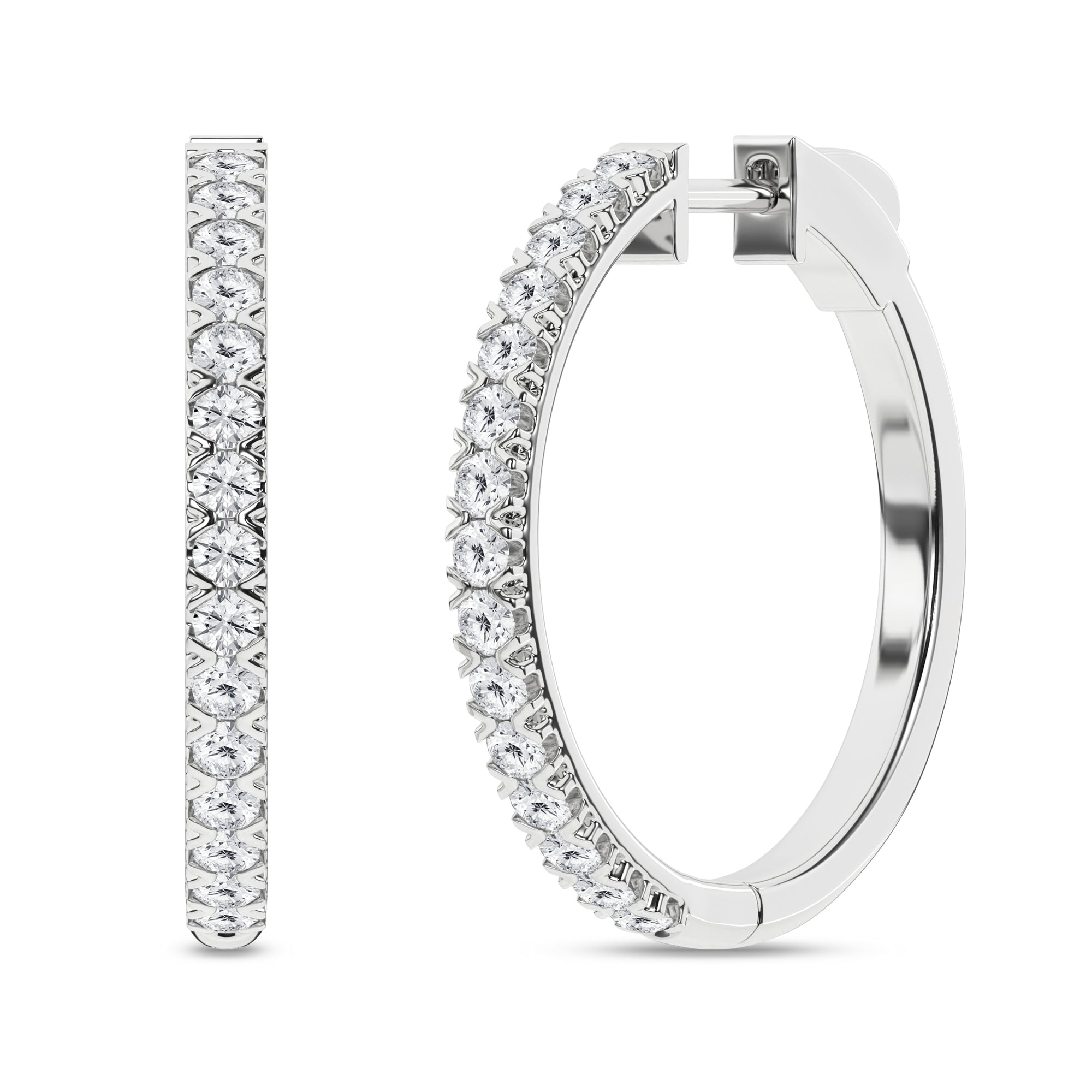 Hoop Earrings (Round) - Oz's Jewelers by The Hickory Jewelry Company