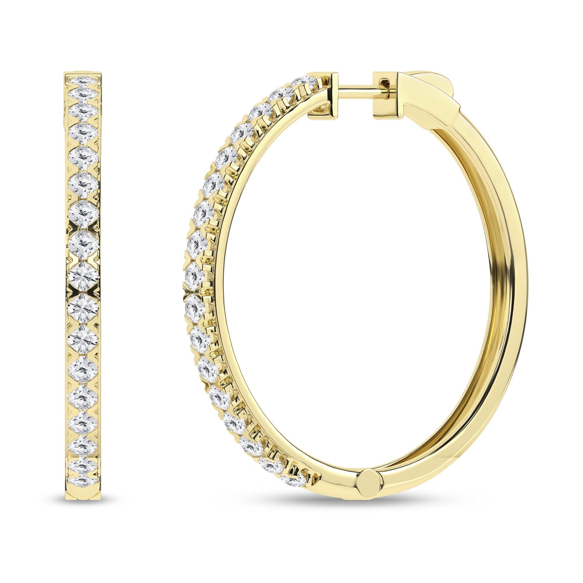 Hoop Earrings (Round) - Oz's Jewelers by The Hickory Jewelry Company