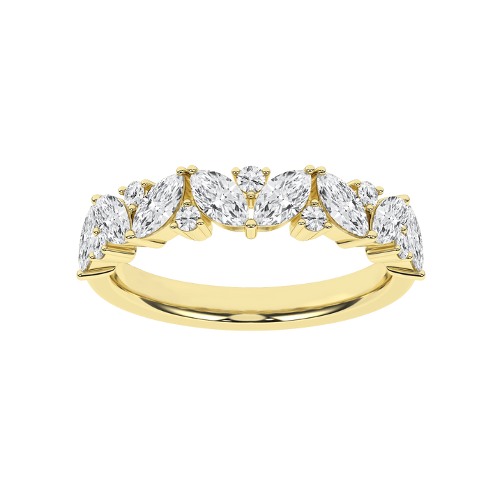 Marquise Fashion Band (Marquise, Round) - Oz's Jewelers by The Hickory Jewelry Company