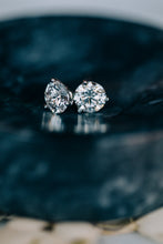 Load image into Gallery viewer, Natural Diamond Stud Earrings - Oz&#39;s Jewelers
