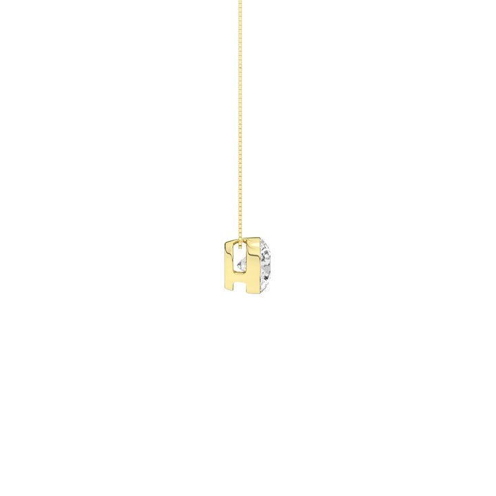 Seamless (TM) Solitaire Pendant (Round) - Oz's Jewelers by The Hickory Jewelry Company