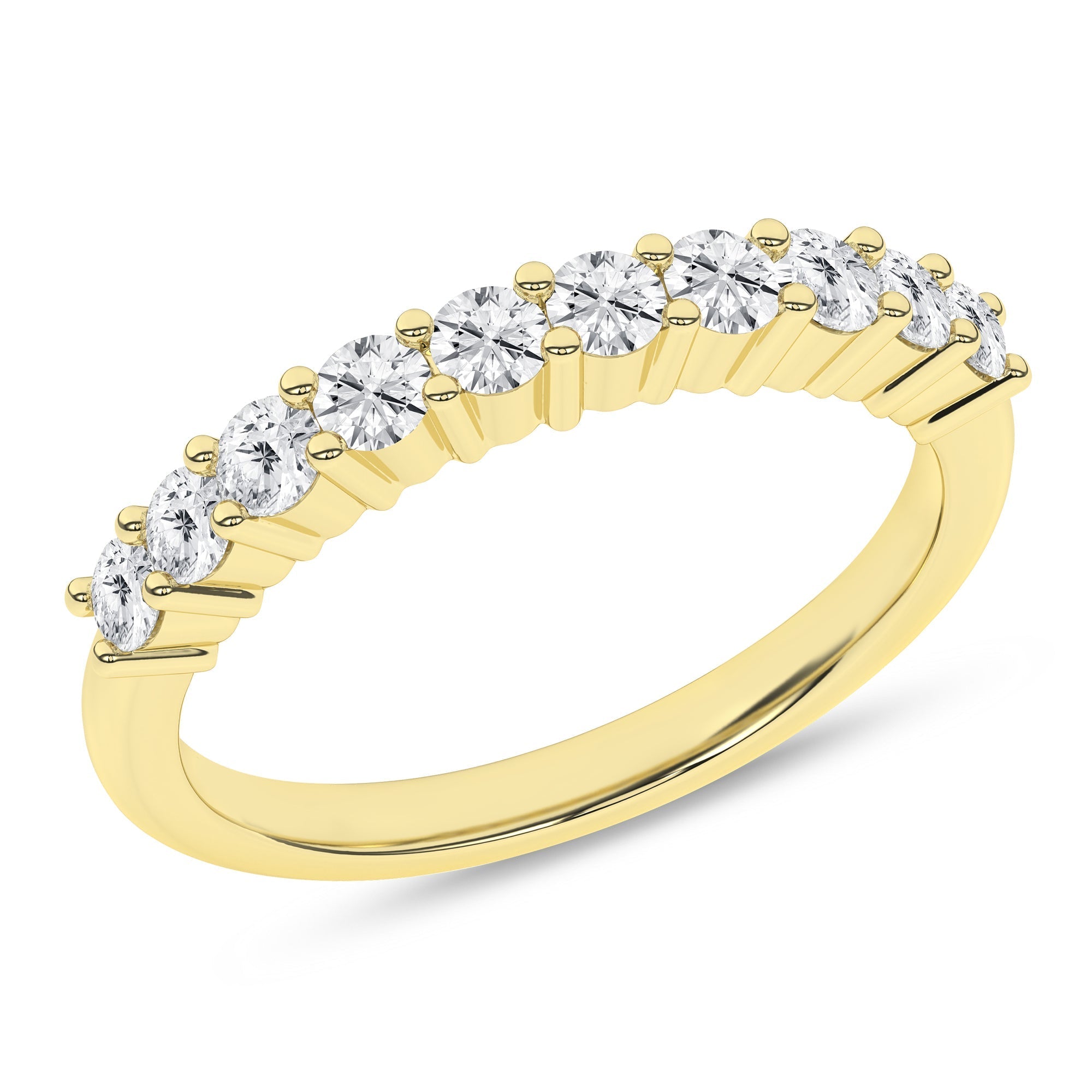 Shared - Prong Wedding Band (Round) - Oz's Jewelers by The Hickory Jewelry Company