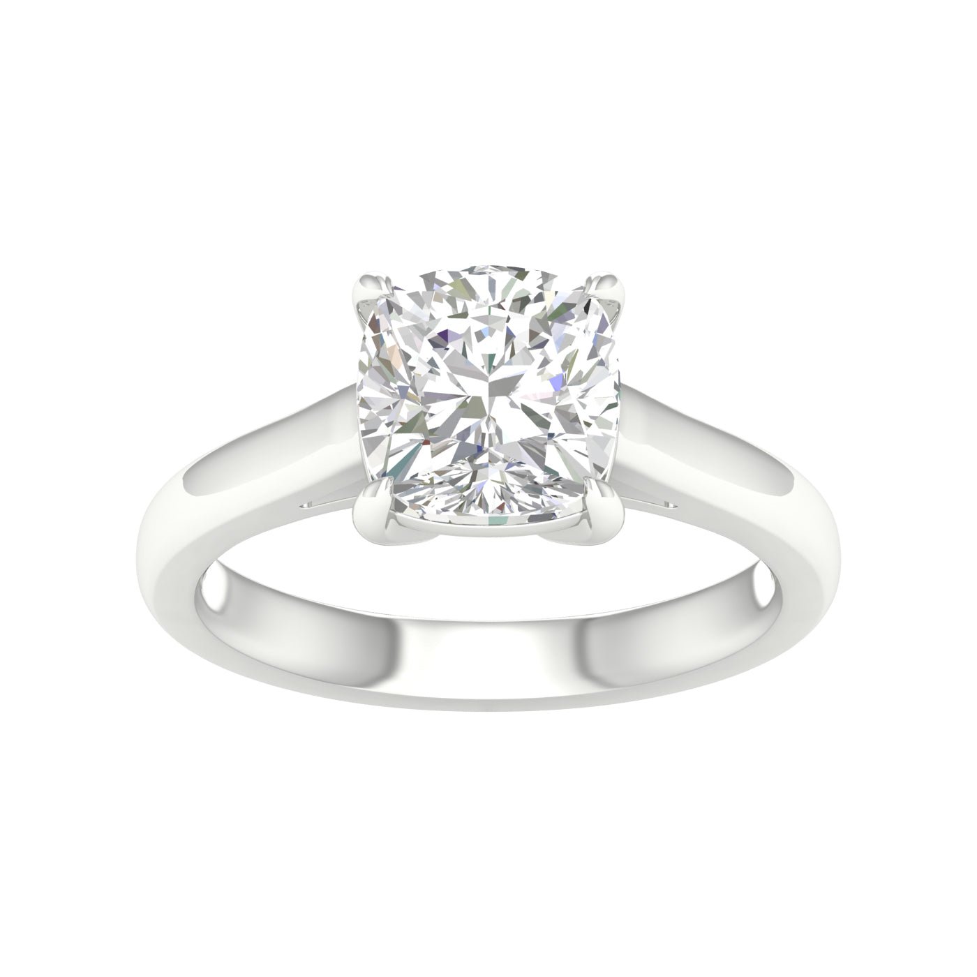 Solitaire Ring (Cushion) - Oz's Jewelers by The Hickory Jewelry Company