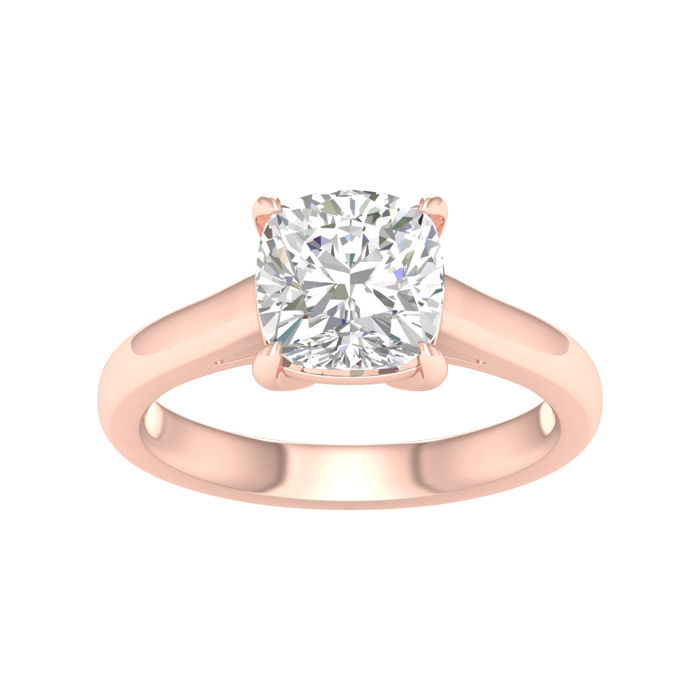 Solitaire Ring (Cushion) - Oz's Jewelers by The Hickory Jewelry Company