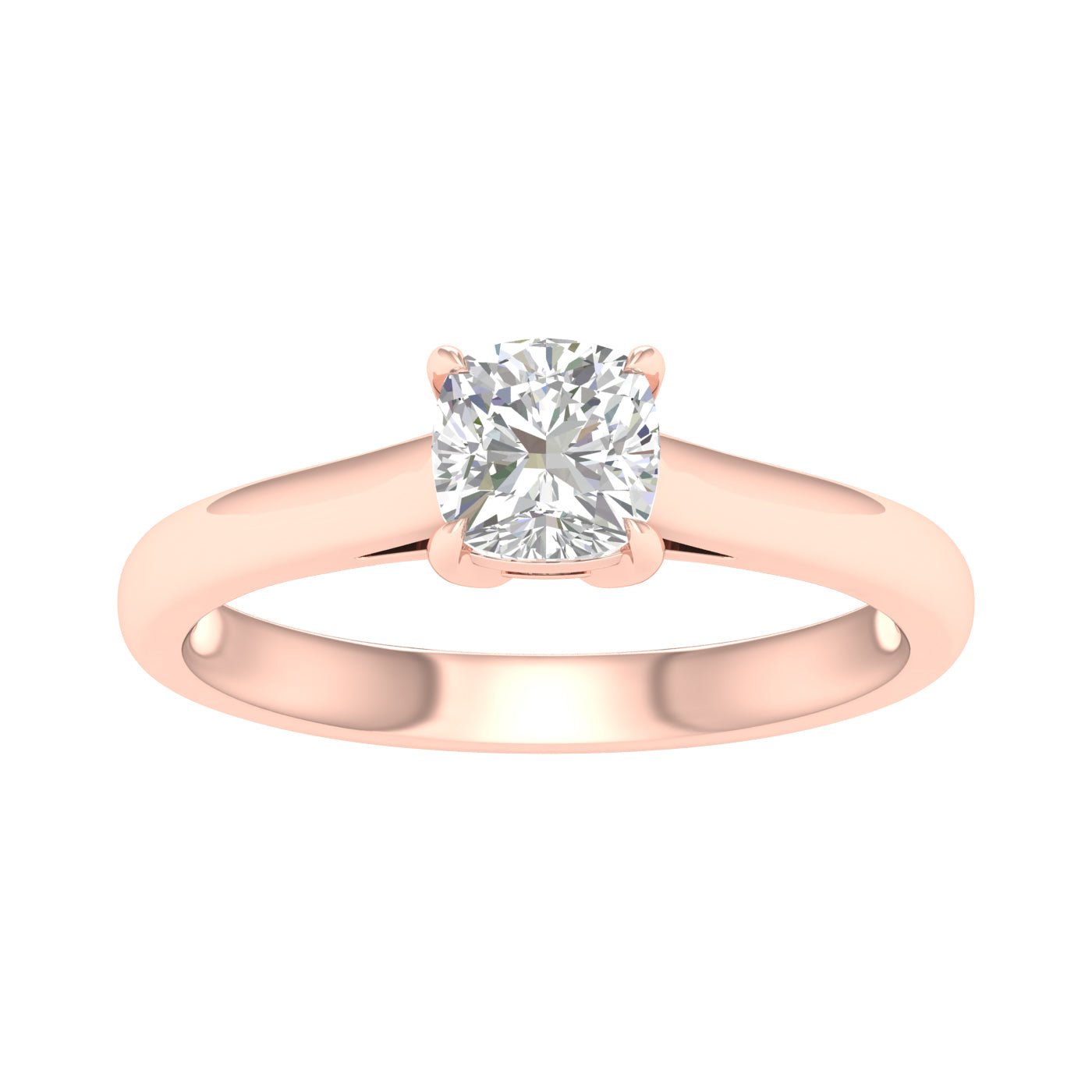 Solitaire Ring (Cushion) - Oz's Jewelers by The Hickory Jewelry Company