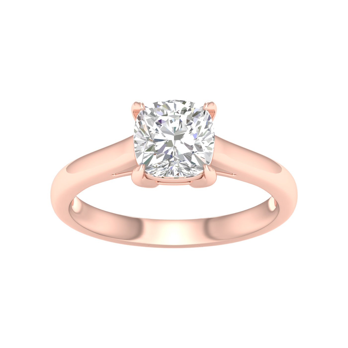 Solitaire Ring (Cushion) - Oz's Jewelers by The Hickory Jewelry Company