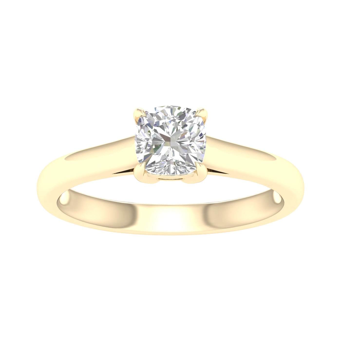 Solitaire Ring (Cushion) - Oz's Jewelers by The Hickory Jewelry Company